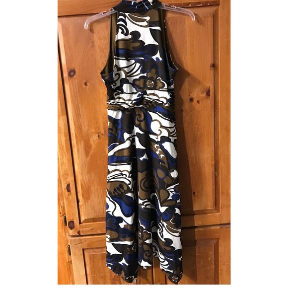 INC Int'l Concepts wildly patterned sleeveless dress Sz S, handkerchief hem - Picture 6 of 6
